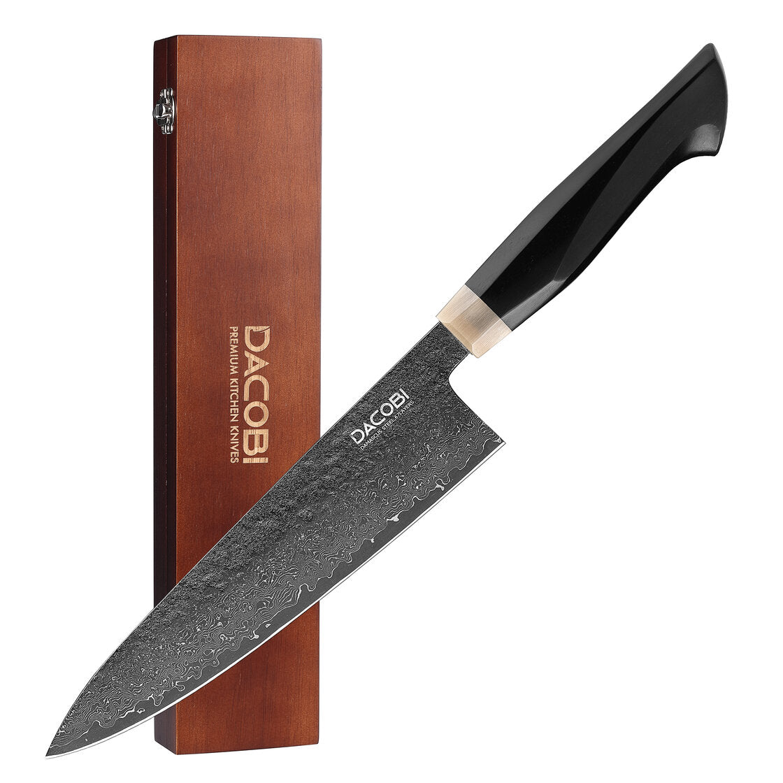 C59 Готварски Нож, 20 cm, Дамаска Стомана – DACOBI.bg