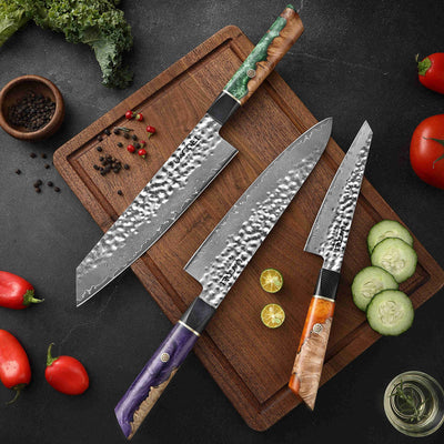 Колекция Eden, Професионални ножове, 67-слойна дамаска стомана