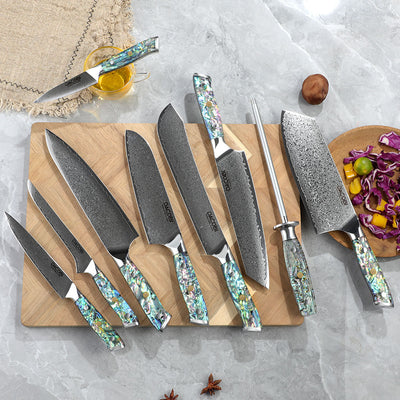 Колекция Opal, Професионални ножове, 67-слойна дамаска стомана