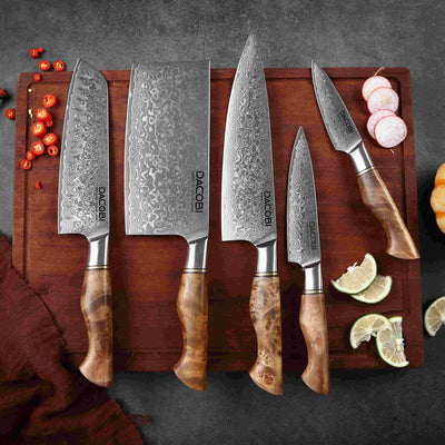 Колекция Sirocco, Професионални ножове, 67-слойна дамаска стомана