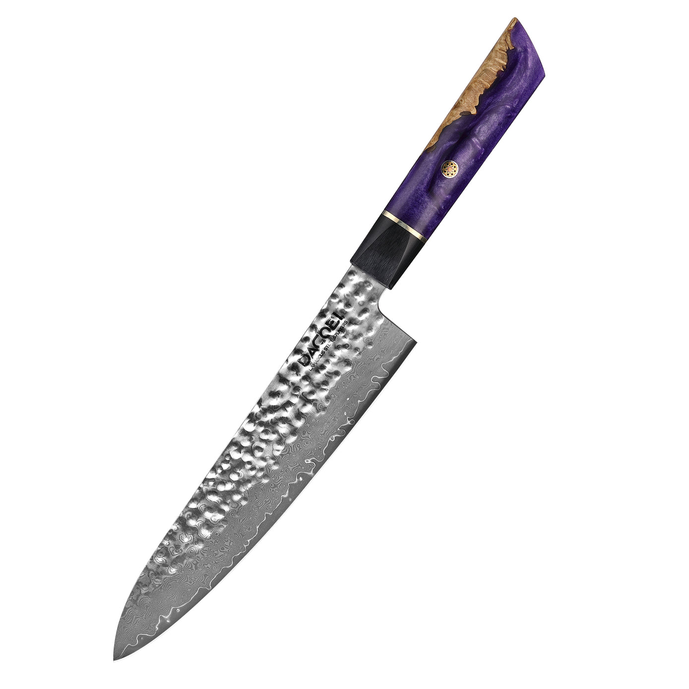 C49 Готварски Нож, 20.5 cm, Дамаска Стомана - DACOBI.bg