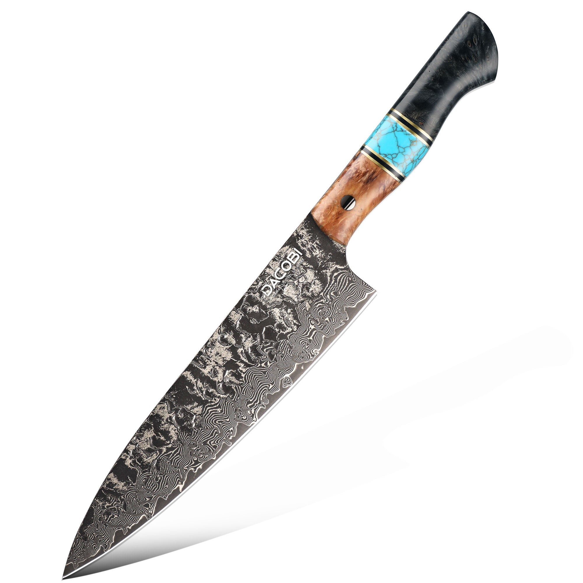 C67 Готварски Нож, 21.5 cm, Дамаска Стомана