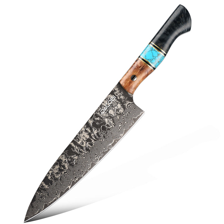C67 Готварски Нож, 21.5 cm, Дамаска Стомана