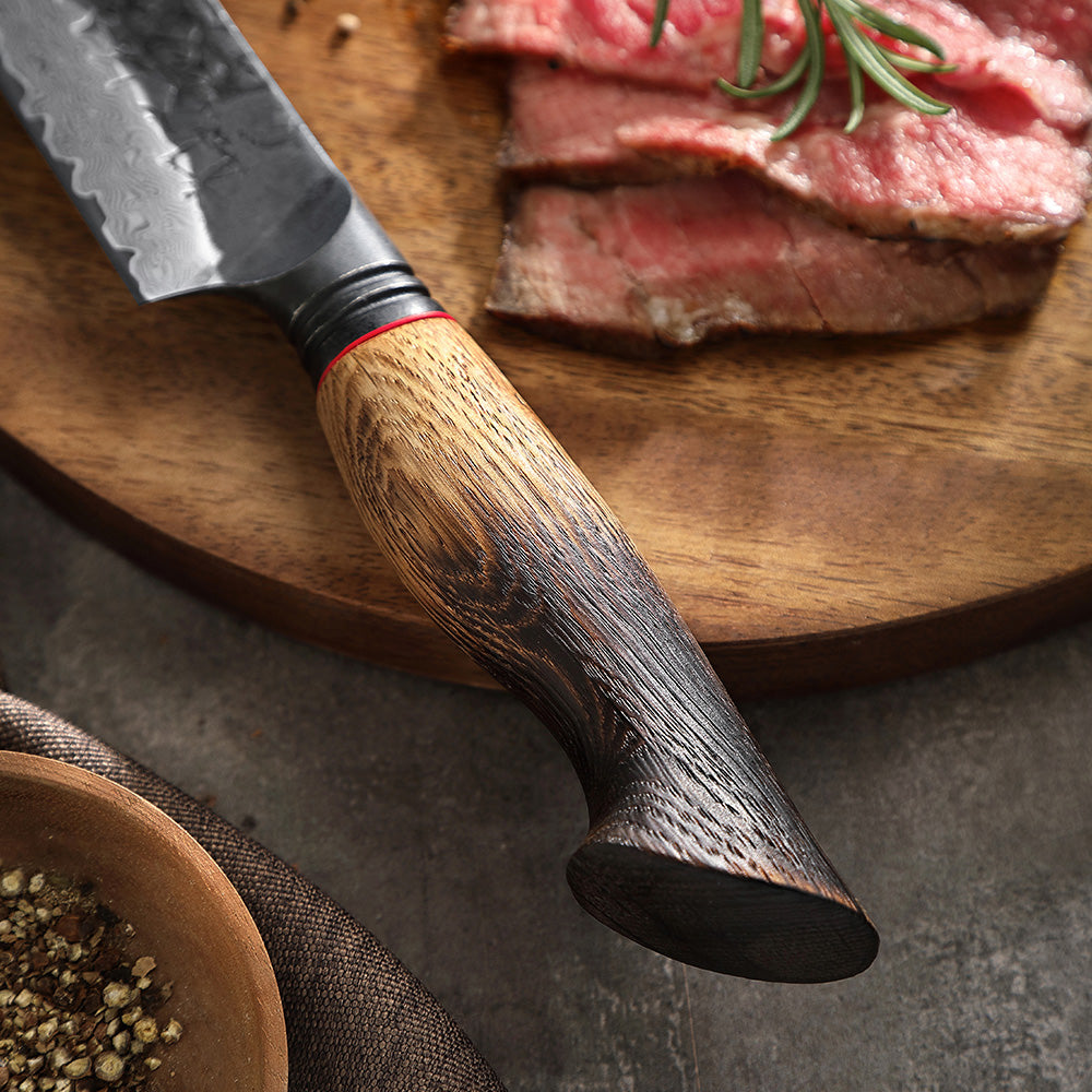 C71 Касапски нож, 25.5 cm, Дамаска стомана