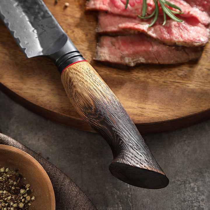 C71 Касапски нож, 25.5 cm, Дамаска стомана