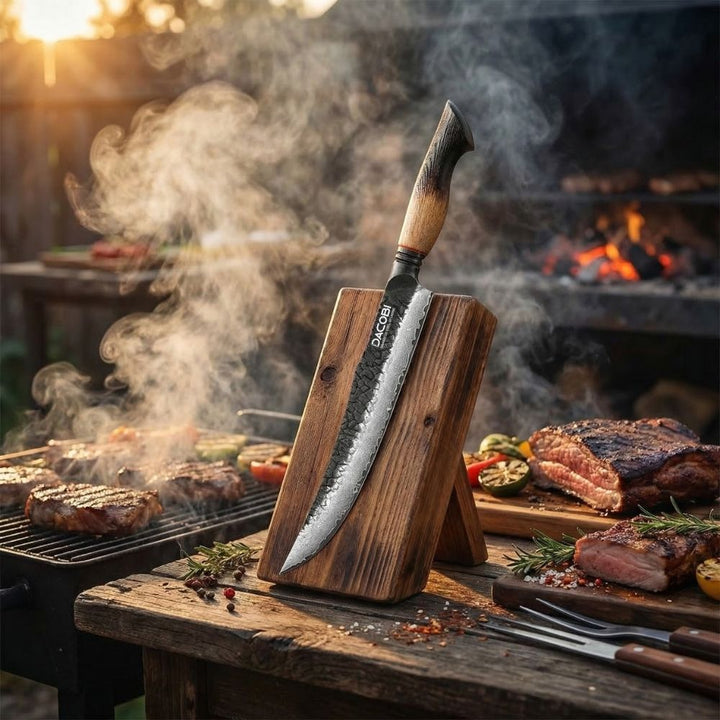 C71 Касапски нож, 25.5 cm, Дамаска стомана