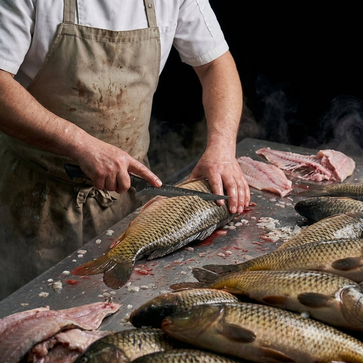 C72 Нож за обезкостяване, 19 cm, Дамаска Стомана