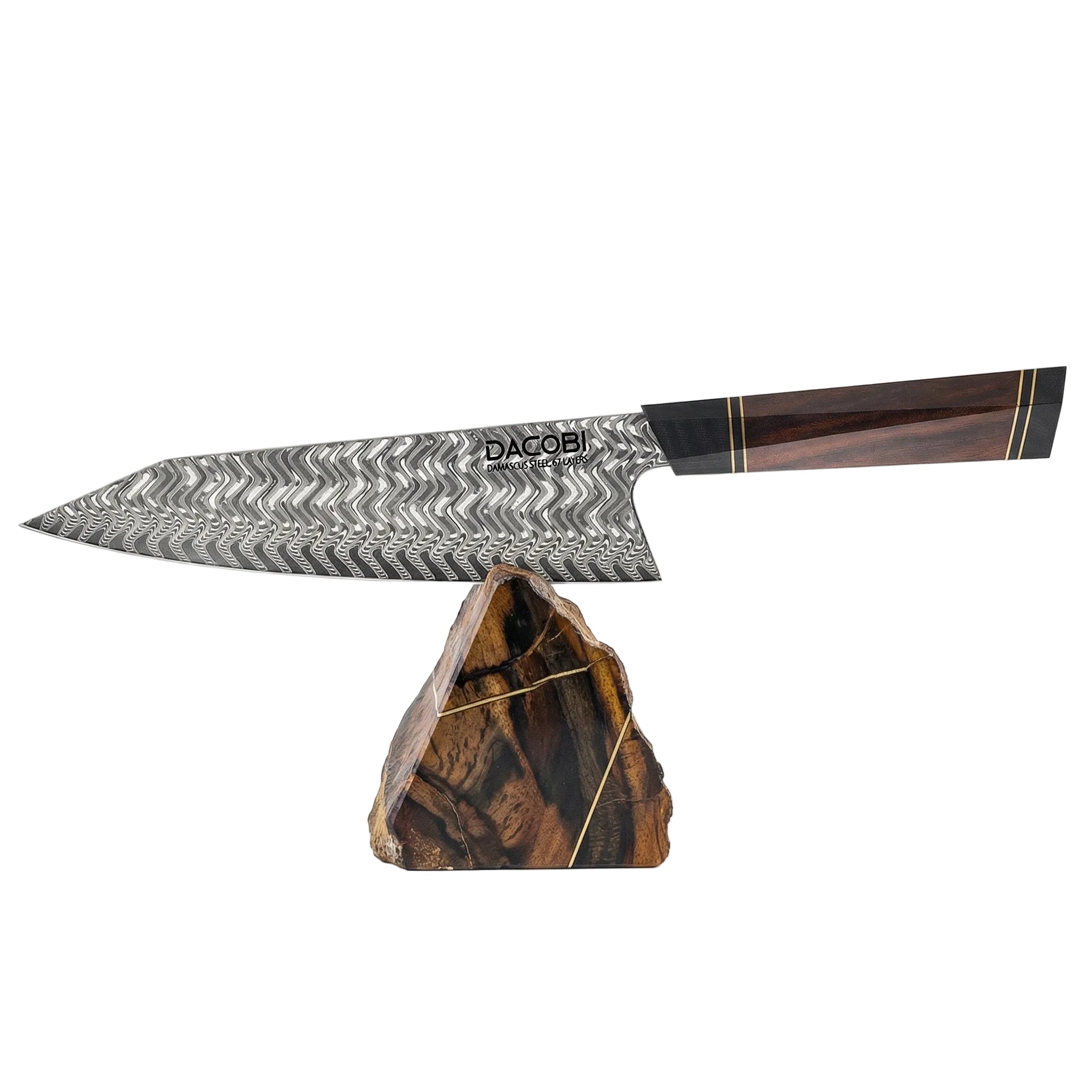 C54 Кухненски Нож Киритсуке, 21.5 cm, Дамаска Стомана