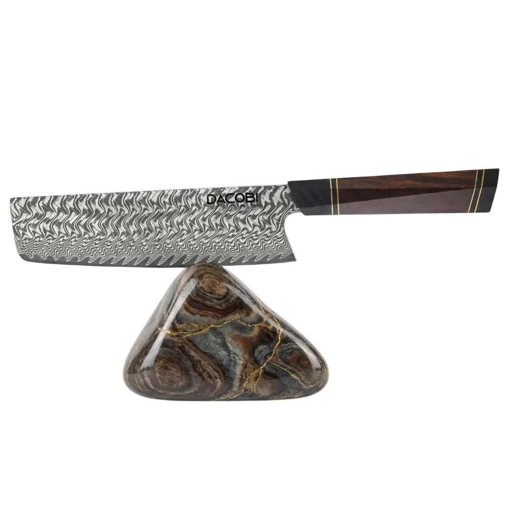 C55 Кухненски Нож Никири, 18.5 cm, Дамаска Стомана