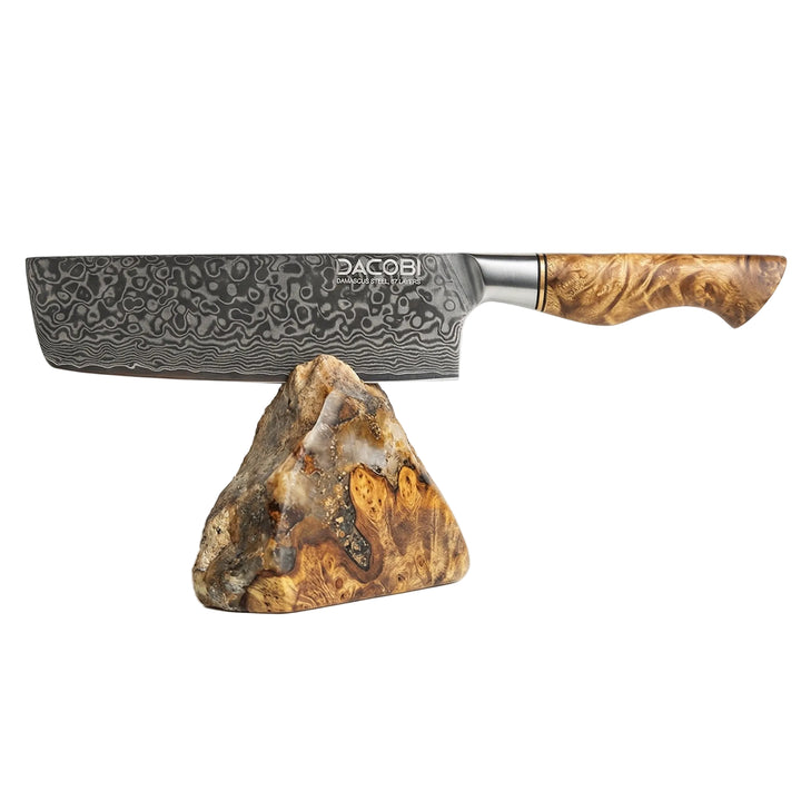 C64 Кухненски Нож Никири, 18 cm, Дамаска Стомана