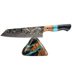 C68 Кухненски Нож Киритсуке, 20.5 cm, Дамаска Стомана
