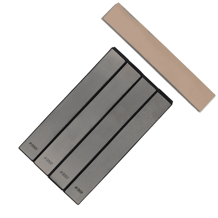 Комплект диамантени камъни за заточване + Устройство за заточване с кожен ремък, S10