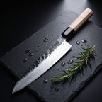 Дръжка от кленово дърво на нож Gyuto Tsuchime