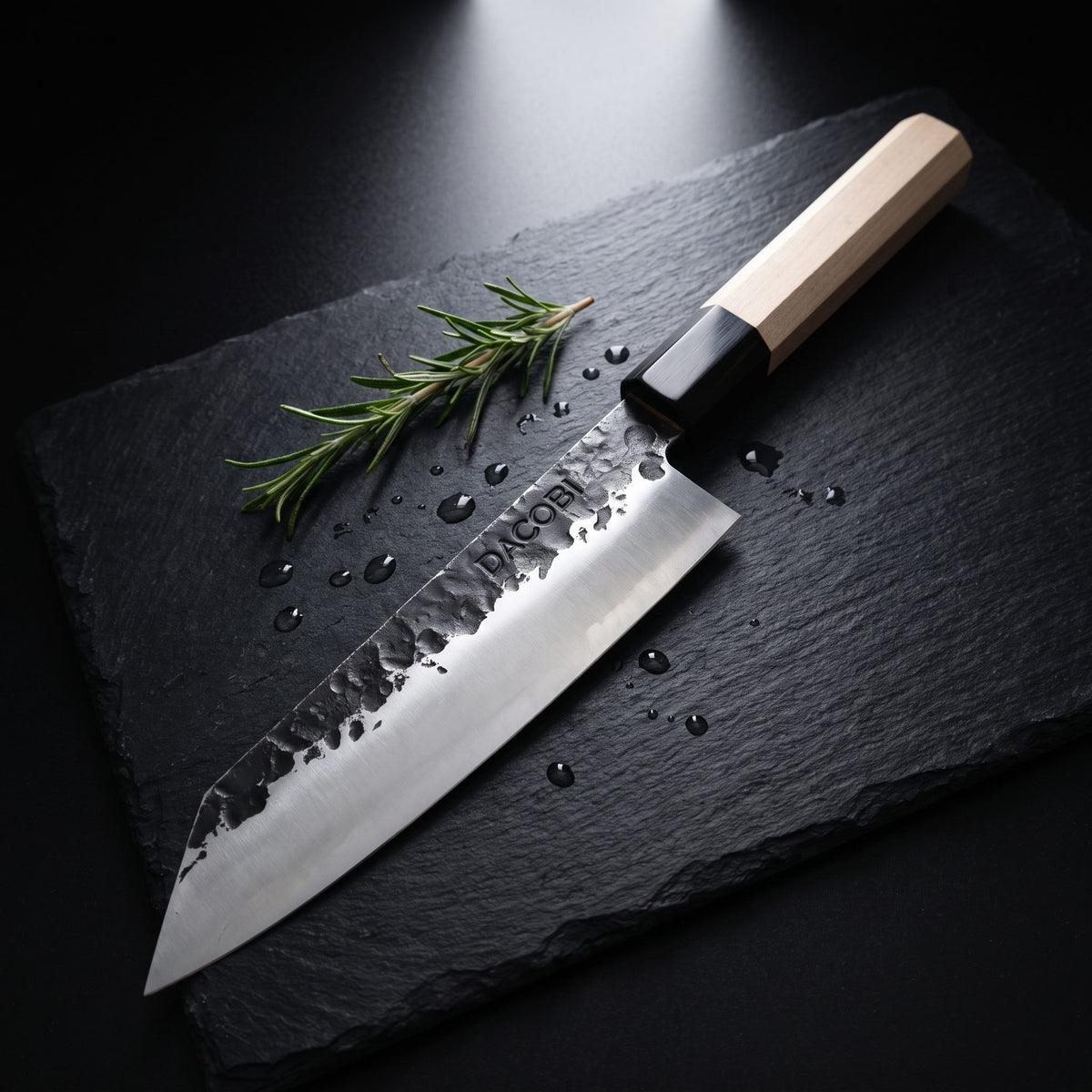 Дръжка от кленово дърво на нож Kiritsuke Tsuchime
