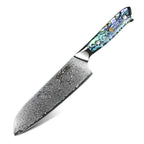 C23 Кухненски Нож Сантоку, 18 cm, Дамаска Стомана - DACOBI.bg