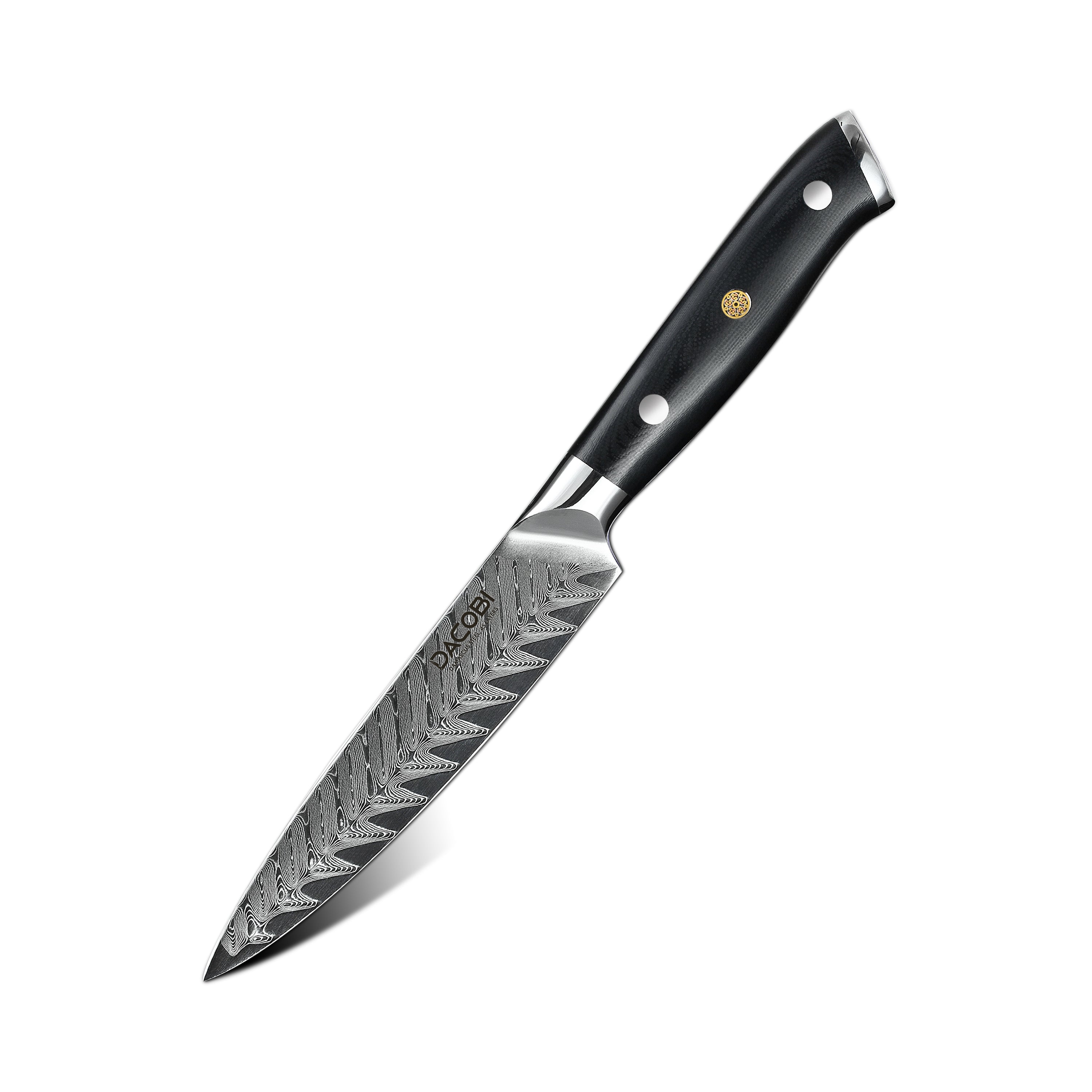 Кухненски Нож C27, 13 cm, Дамаска Стомана - DACOBI.bg