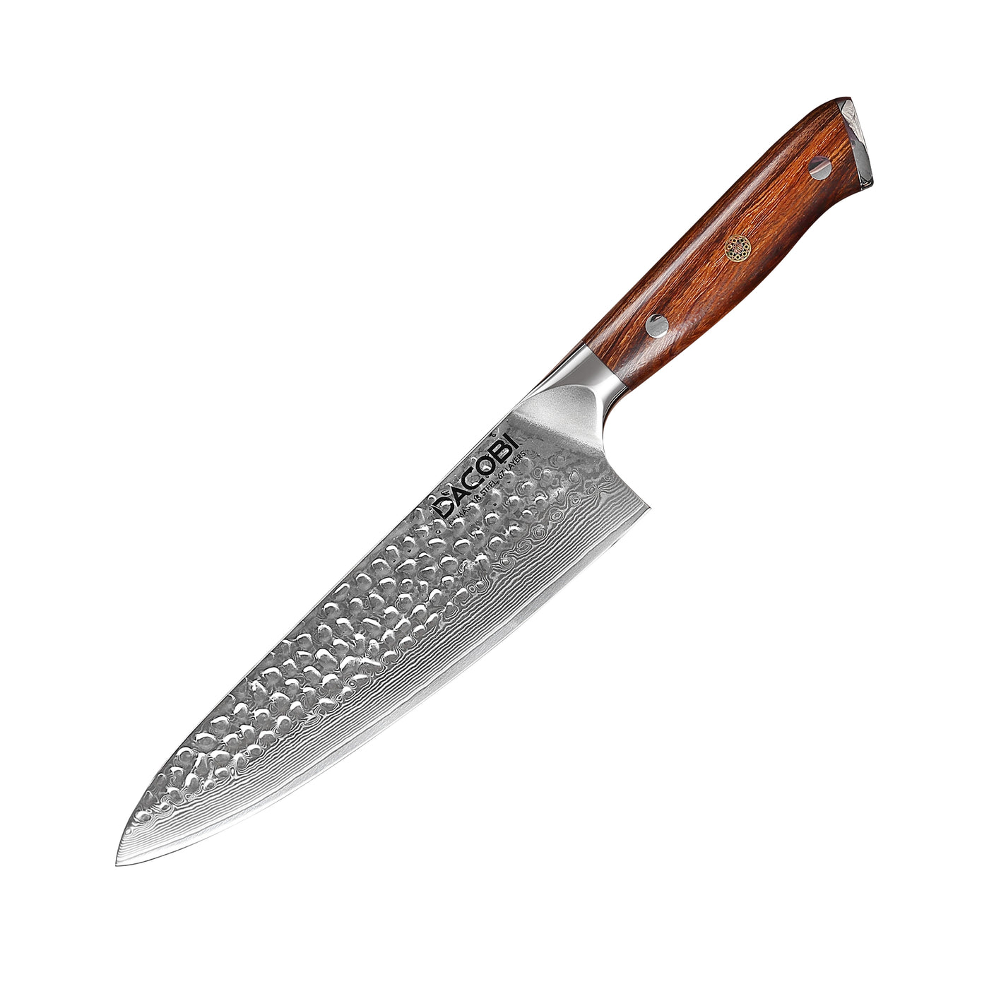 C40 Готварски Нож, 21cm, Дамаска Стомана - DACOBI.bg