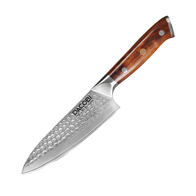 C41 Готварски Нож, 16.5cm, Дамаска Стомана - DACOBI.bg