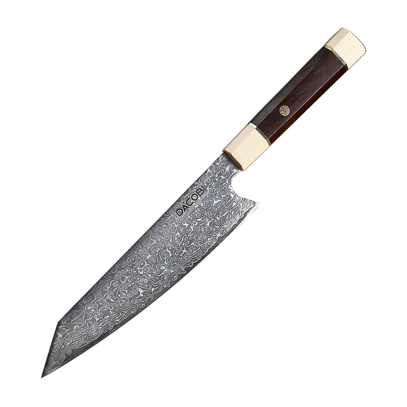 C13 Кухненски Нож Киритсуке, 20.5 cm, Дамаска Стомана - DACOBI.bg