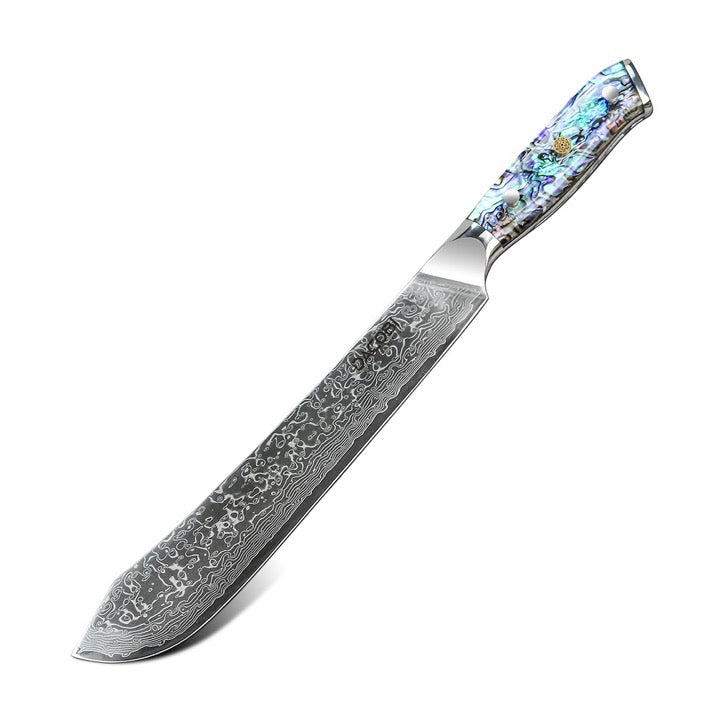 C22 Касапски нож, 23 cm, Дамаска стомана - DACOBI.bg