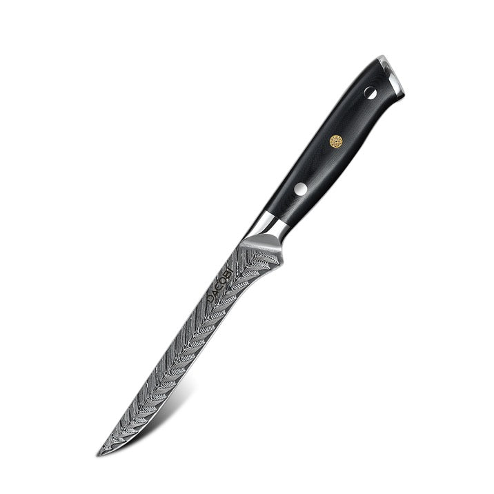 C28 Нож за обезкостяване, 15 cm, Дамаска Стомана - DACOBI.bg